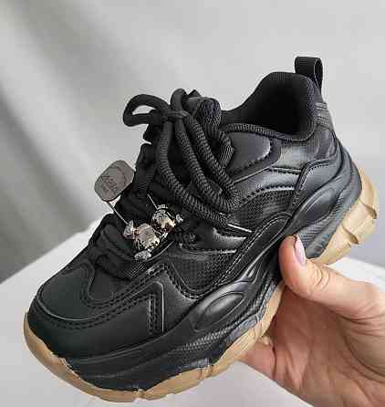 Кроссовки  для девочки подростка черные 33,34,35,36,37,38 Николаев