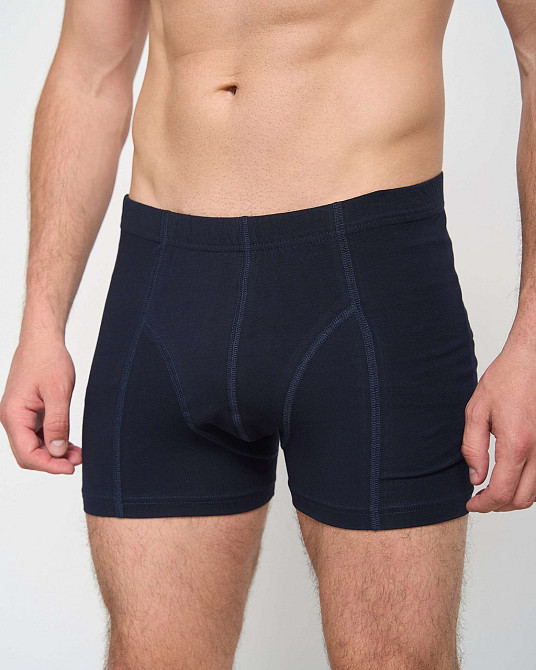 Мужские трусы боксеры удлиненные Tom John 2101 XXL, Темно-синие Киев - изображение 1