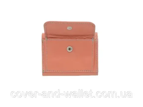 Миниатюрный женский кошелек из натуральной кожи оранжевого цвета ST Leather 440 Киев - изображение 8