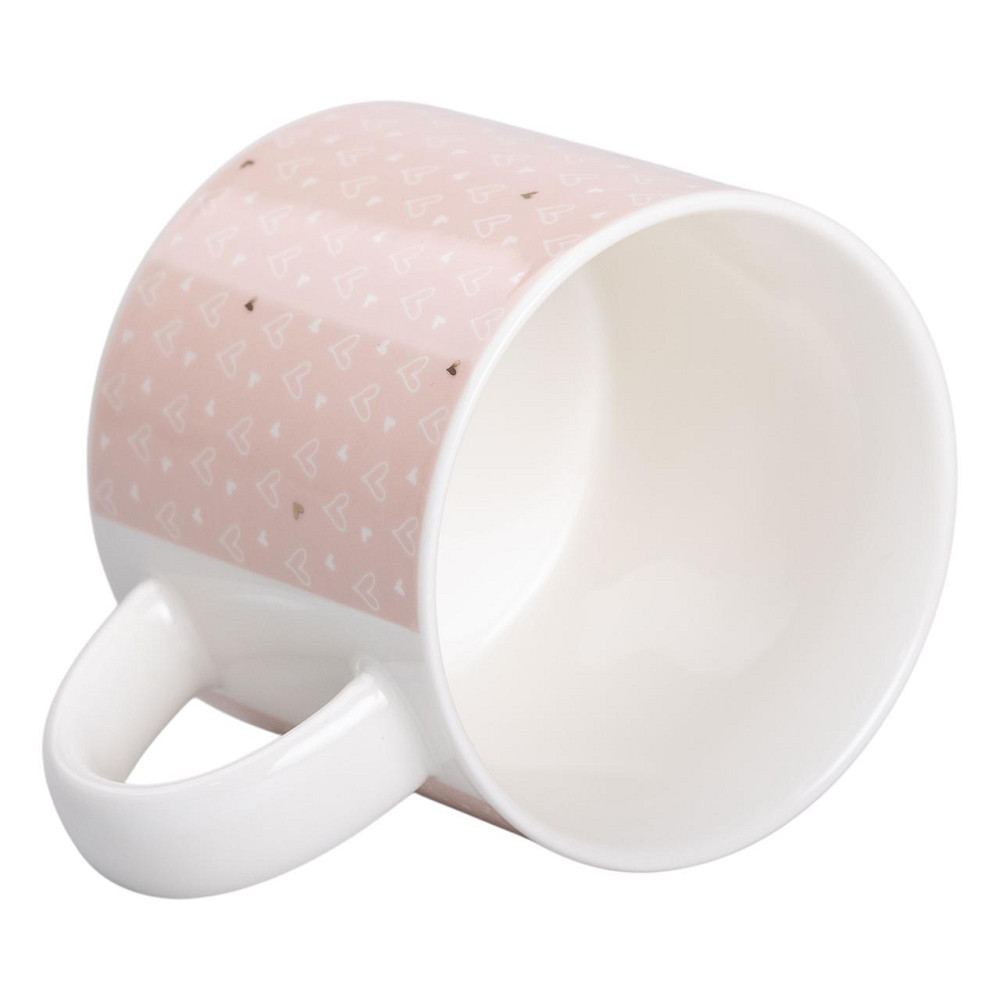Liling Rongxiang Ceramic Кружка порцелянова 350 (мл) для кави та чаю Рожева RX-N240126P Коломыя - изображение 4