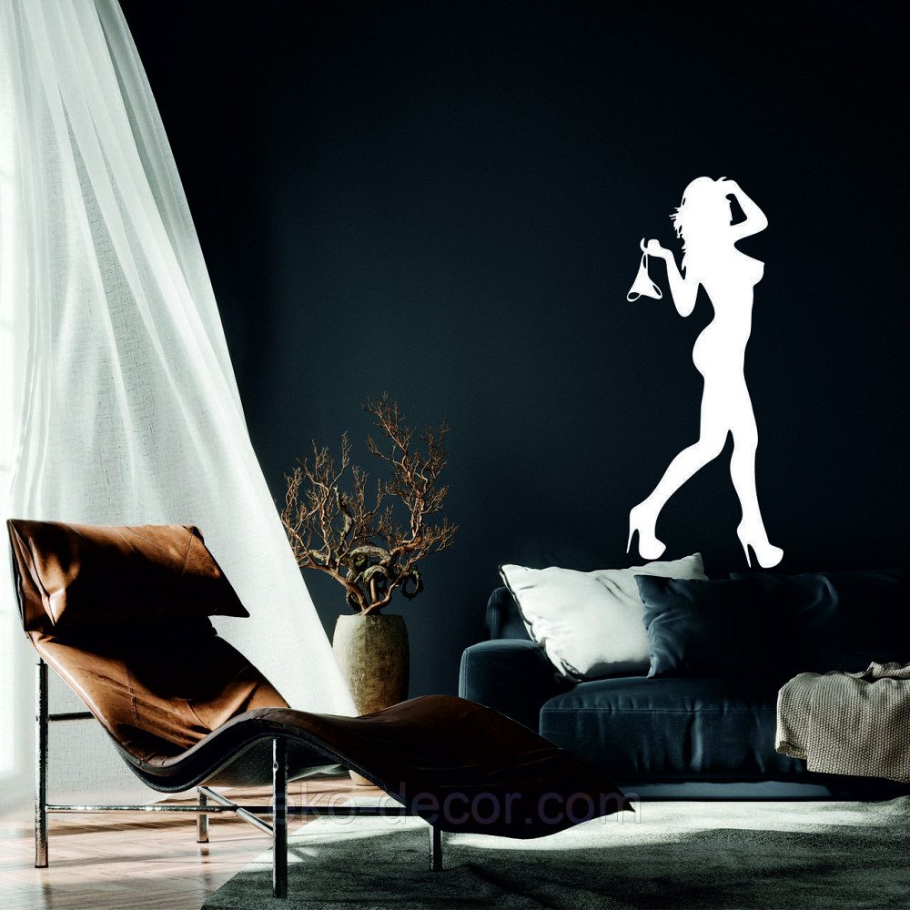 Декоративне настінне Панно «Силует жінки», Декор на стіну Київ - фото 1