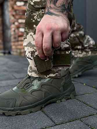 Тактичні штани піксель ріп-стоп літні військові ЗСУ, чоловічі армійські бойові штани для штурму Львів