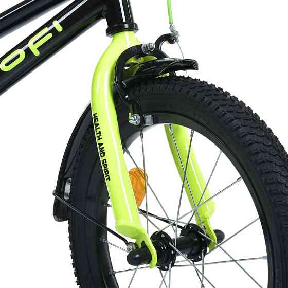 Велосипед дитячий MB 18015-1 колеса 18 дюймів, чорно-зелений Вінниця