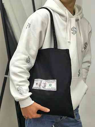 Еко сумка \ ШОПЕР с купюрой 100$. Чернівці