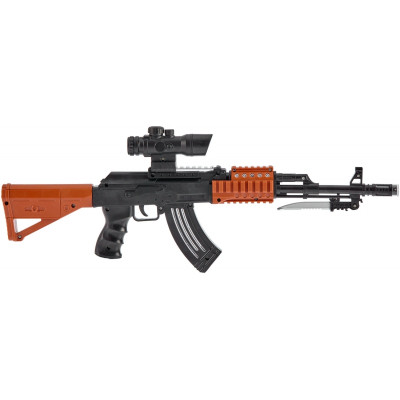 Іграшкова зброя ZIPP Toys Автомат світлозвуковою AK47, чорний (827B) Вінниця - фото 3