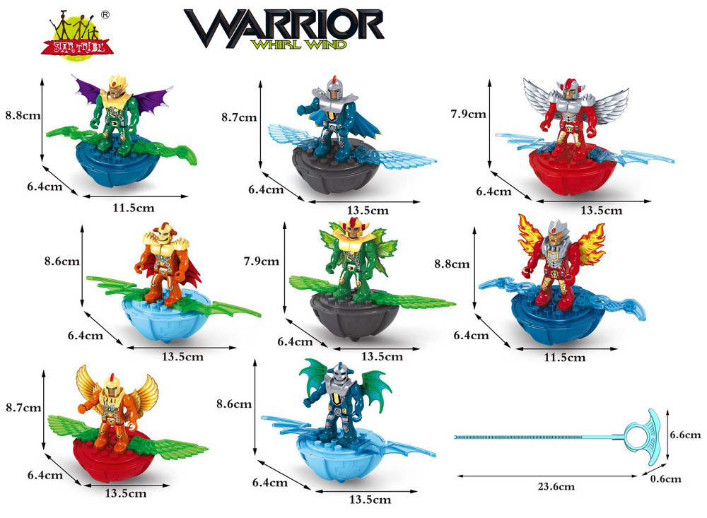 Ігровий набір Mini Blocks Фантастичний лицар з лончером в асортименті (6773677) Київ - фото 2