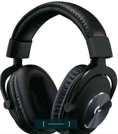 Наушники: Logitech G Pro X Gaming Headset Black. Киев
