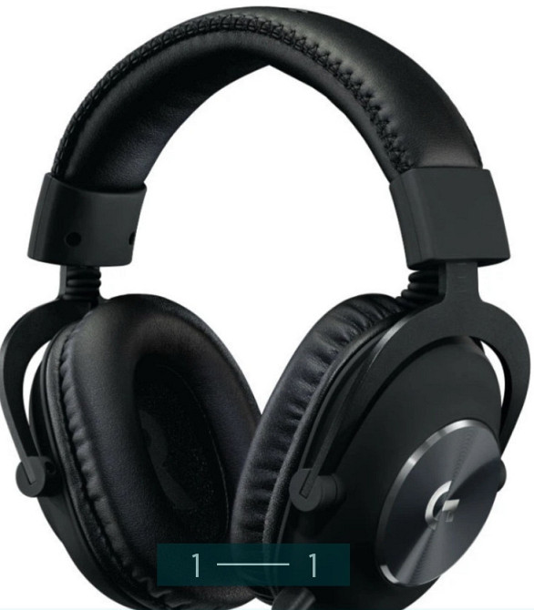 Наушники: Logitech G Pro X Gaming Headset Black. Київ - фото 1