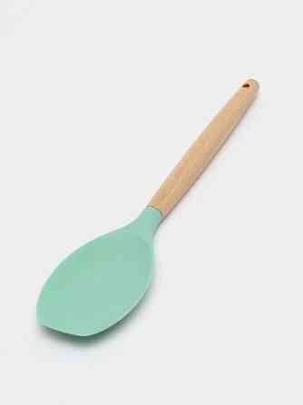 Лопатка силикон с деревянной ручкой 31см Винница