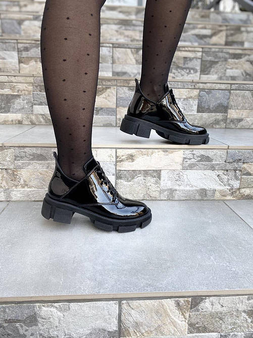 Туфлі жіночі ROSTA 3040 чорні (весна-осінь, шкіра лакована) (4350) Коломыя - изображение 9
