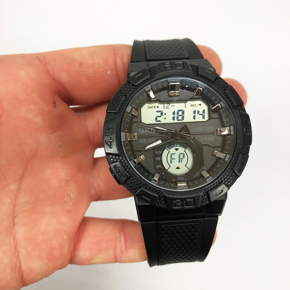 Часы водонепроницаемые и противоударные, Фирменные спортивные часы Хорошие наручные мужские XK-60 Львов - изображение 6