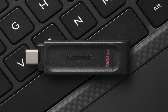 Флеш-пам'ять USB Type-C Kingston DataTraveler 70 DT70/128GB (128GB, Type-C) Николаев - изображение 4