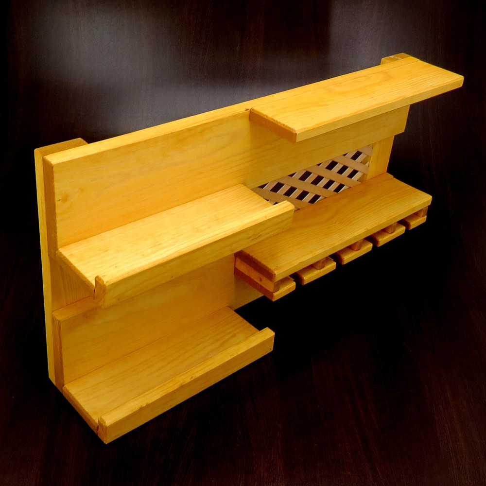 Настінна винна полиця "Тояма" каррі Миколаїв - фото 4