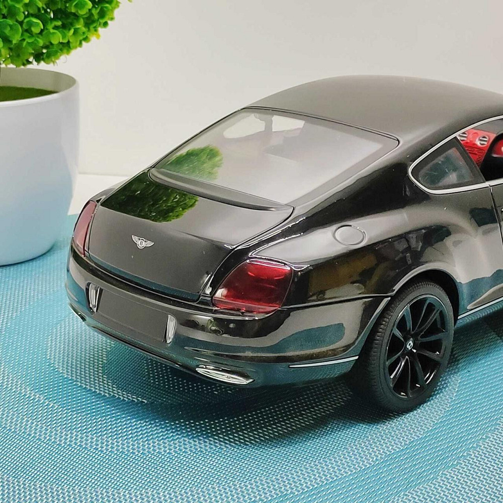 Машинка на радіокеруванні Bentley гумові колеса світло масштаб 1:14 Чорна (2048A) Чернігів - фото 9