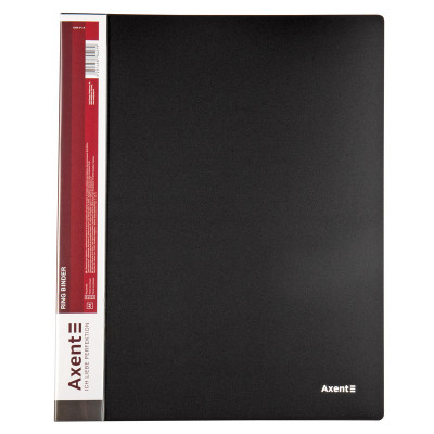 Папка на кольцах Axent А4 с 4-мя кольцами 700 мкм 35 мм Черная (1208-01-A) Винница - изображение 1