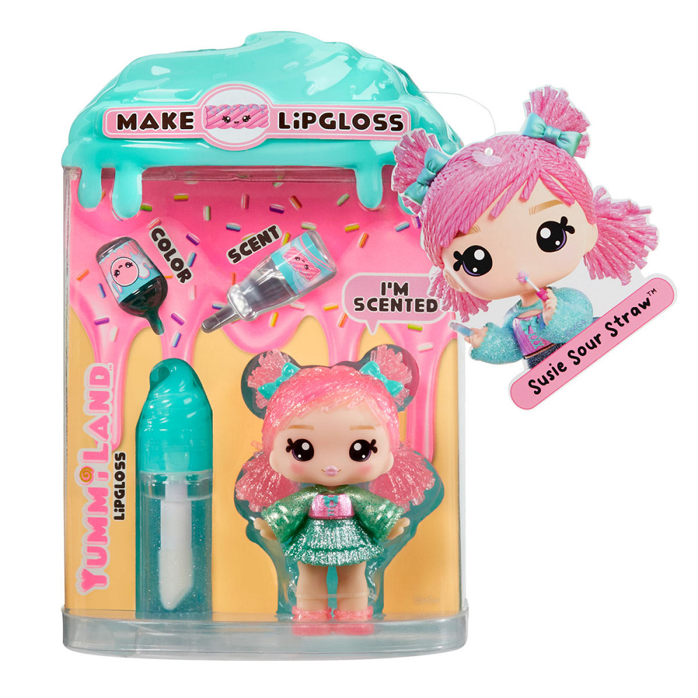 Ігровий набір з лялькою та блиском для губ Yummiland S2 – С'юзі Сауер Строу Дніпро - фото 1