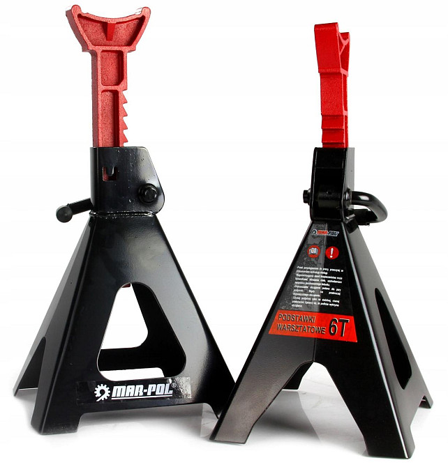 Комплект подставок 2 шт под машину с механическим замком 6 тонн Mar-Pol (M80103) Нововолынск - изображение 3