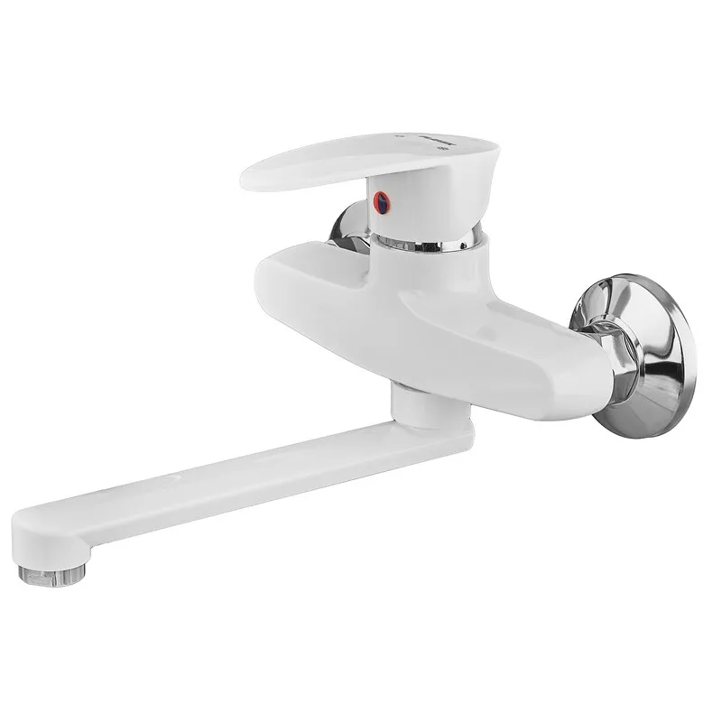 Змішувач для кухні настінний Plamix Cezar-005 White (PM0734)   ( 22026 ) Харків - фото 1