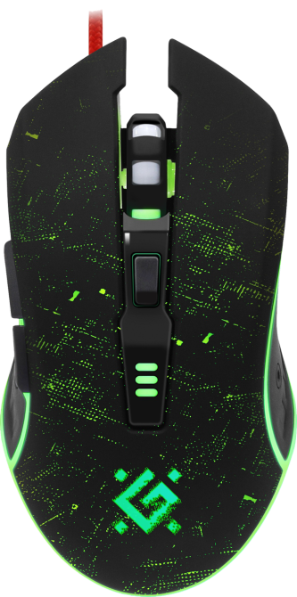 Миша Defender Draglen GM-907 Black (52907) (7191276) Київ - фото 1