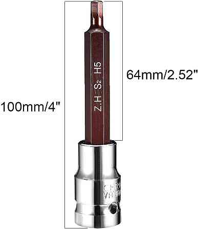 Головка 1/2" з насадкою Hex 5мм L- 100мм Одеса