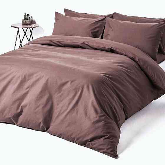 Ecotton Комплект наволочок Ecotton 50х70 см із сатину 2 шт коричневого кольору (арт. 16-1412 St Киев