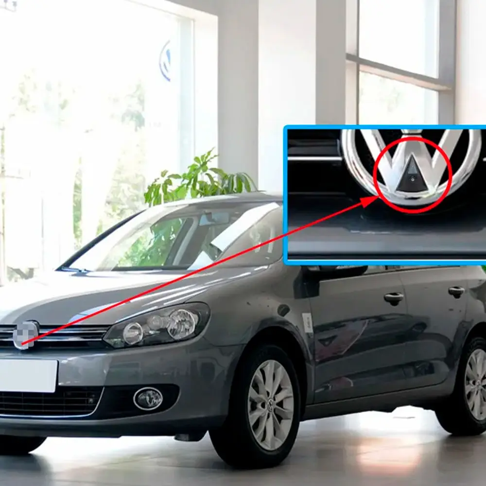 Штатная камера переднего вида QS-8170 AHD 720/1080 для Volkswagen front logo (39 х 49 мм) Винница - изображение 8