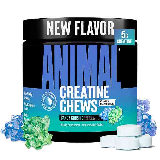 Animal Creatine Performance Chews 120 Chewable Tablets (Candy Crush'd) Луцьк
