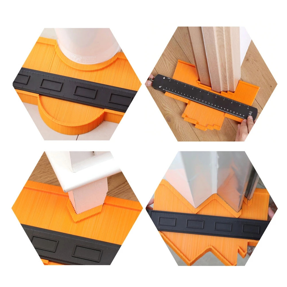 Набор контурных шаблонов 6 дюймов и 10 дюймов, контурный шаблон,шаблон линейка, измеритель контура, (98745643) Киев - изображение 5