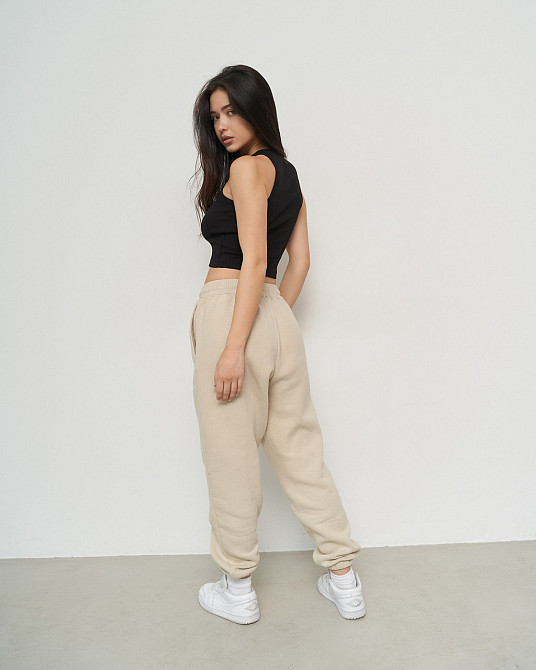 Майка женская укороченная - кроп-топ - в рубчик Ozkan 26814 Киев - изображение 3