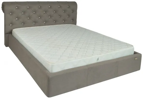 Кровать London Comfort 140 х 200 см Fibril 12 C1 С подъемным механизмом и нишей для белья Серый Киев