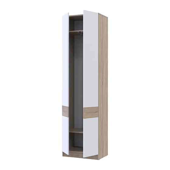 Шкаф для одежды Doros Сола Дуб Сонома/Белый 60х40х215 DRS-011745 (44900344) Днепр