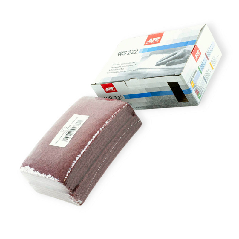 Губка матова абразивна (Скотч Брайт) APP WS222 150x230 червона (10шт) Мукачево - фото 1