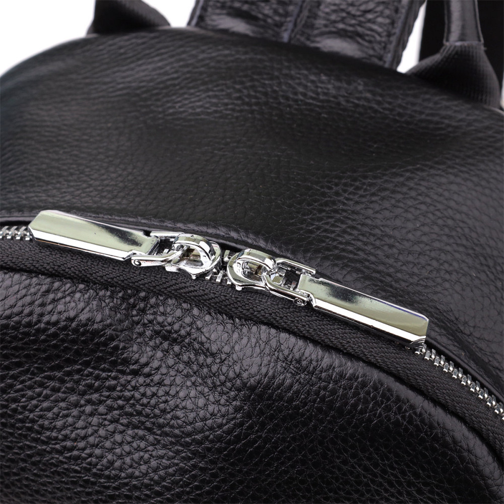 Жіночий рюкзак з натуральної шкіри Vintage 23060 Чорний Київ - фото 5