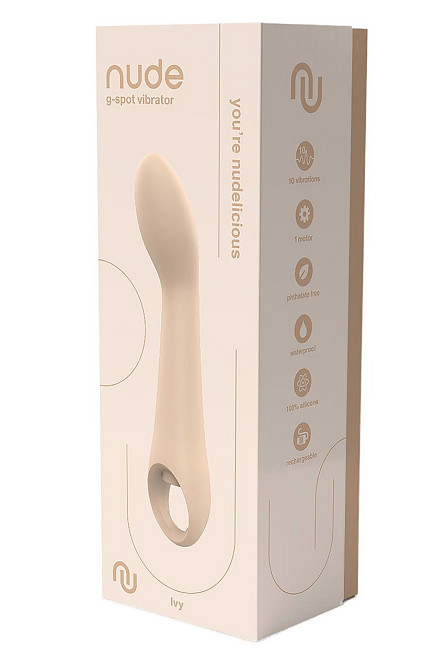 Вібратор Dream Toys Nude Ivy для точки G, бежевий Sex Aura Київ - фото 5