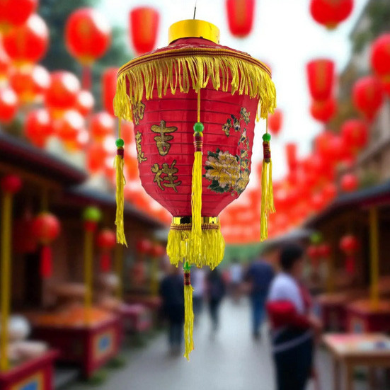 Ліхтар декоративний китайський Ієрогліфи Київ - фото 2