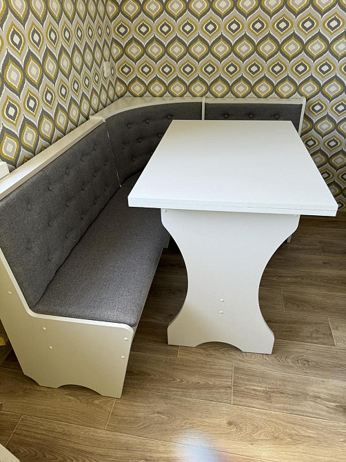 Кухонний розкладний стіл 59 на 89 см - Білий Львів - фото 8