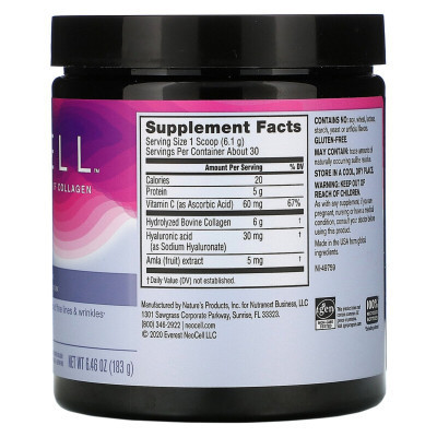 Витамин Neocell Коллагеновый Комплекс для Кожи в Порошке, Derma Matrix, NeoC (NEL-12958) Винница - изображение 2