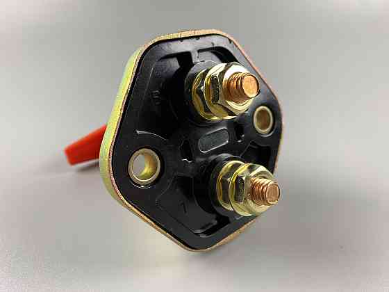 Вимикач маси універсальний механічний дистанційний 12/24 В (червона мідь) 150A Мукачево