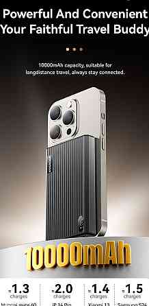 Повербанк Essager MagSafe 20W/Вт 10000 mAh/мАгод wireless безпровідний. Харків