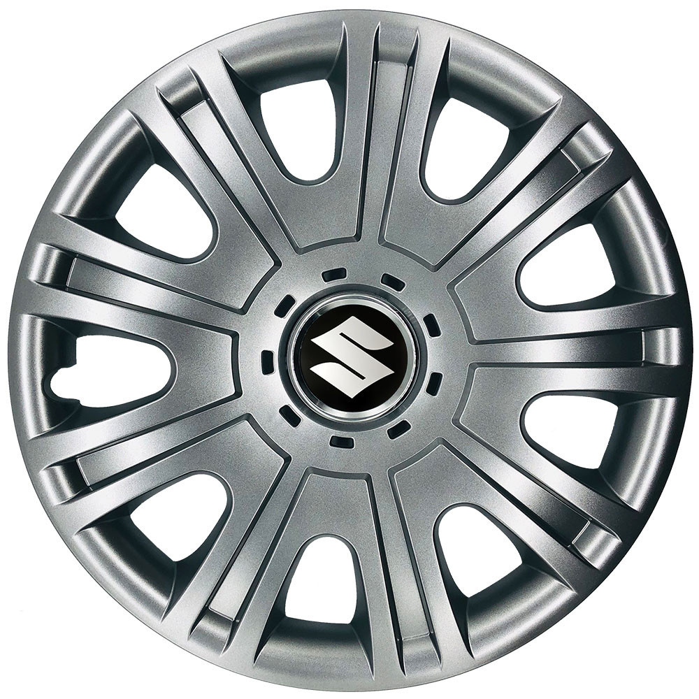 Автомобильные модельные колпаки R15 Suzuki 319 4шт, SJS, серебряные Киев - изображение 1