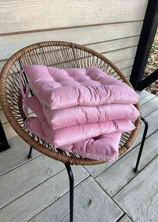 Подушка для стільців (40x40х5 см) Decorator Velour колір рожевий 84-180 Київ