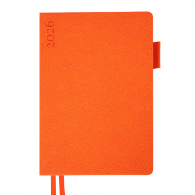 Тижневик Leo planner А5 датований 2026 "Binario", м'який, помаранчевий, 368 сторінок (252641) Вінниця - фото 1