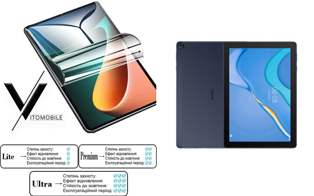 Полиуретановая пленка HyperClear Guard для Huawei Matepad T10, T10S, T10S (2Nd Gen) Киев - изображение 1