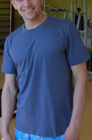 Футболка мужская Lans 12/001 3XL, Синий Киев