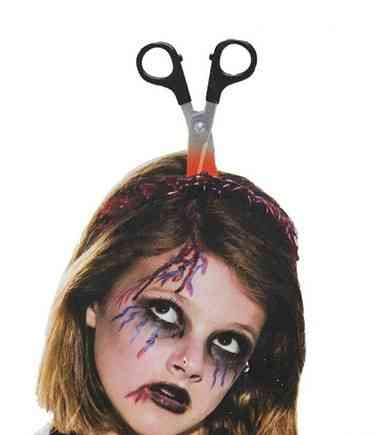 Обруч на Хэллоуин Ножницы one size черный Киев
