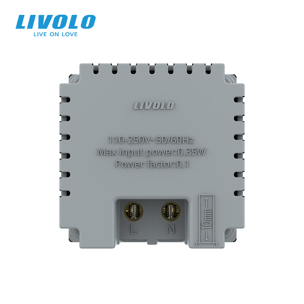 LIVOLO Механізм світильник для сходів підлоги, золотий, 2700K, 220В, 0.35Вт Livolo (VL-FCL1-2AP Киев - изображение 8