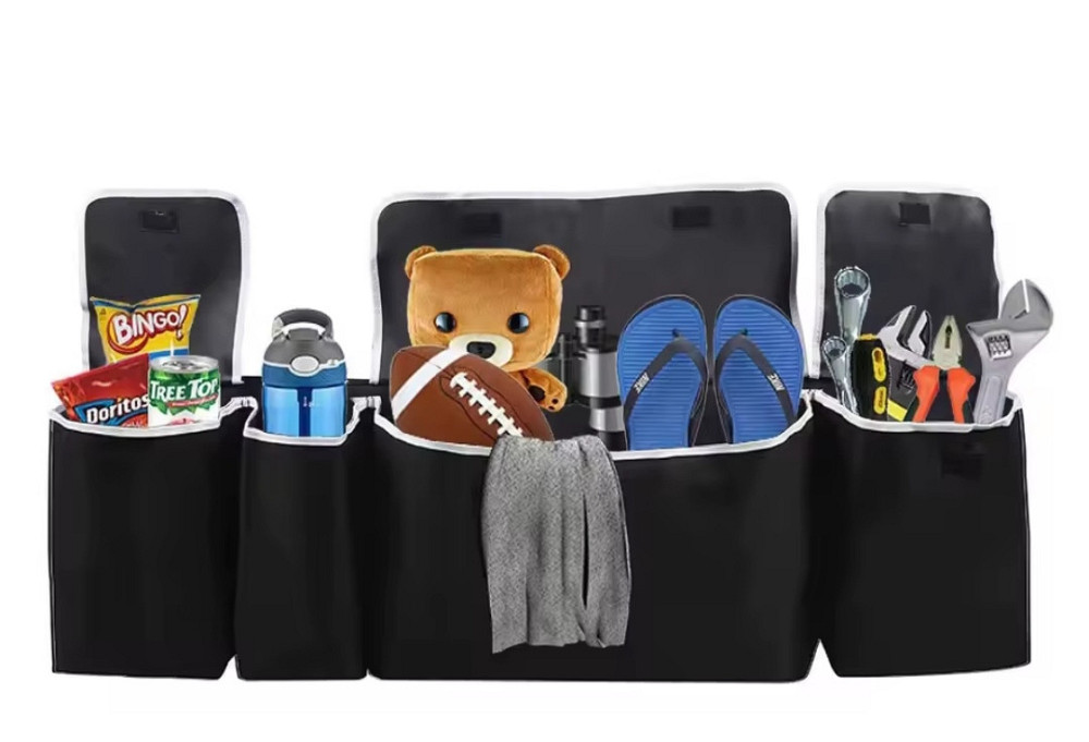 Універсальний автомобільний органайзер для зберігання 90 на 25 см чорний Київ - фото 4