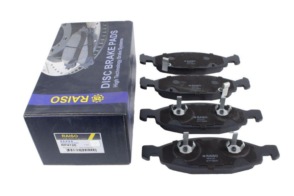 Колодки тормозные передние Raiso (Швеция) Jeep Cherokee, Джип Чероки 84- #RP4120 UABLCDE22 Ковель - изображение 2