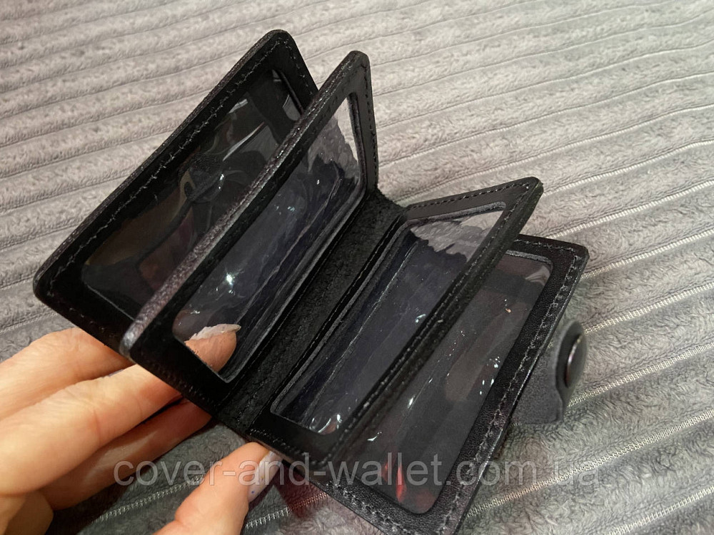 Кожаная женская обложка для авто документов и ID-паспорта ST Leather Киев - изображение 10