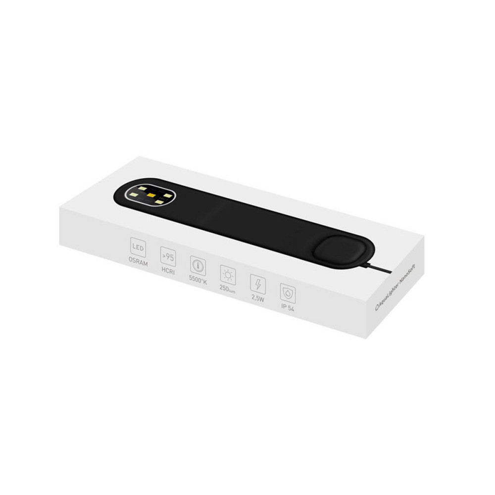 Светодиодный светильник Nano Soft (для квадратного аквариума до 20л, круглого – до 30л), 5500K, 250 люм черный Киев - изображение 4